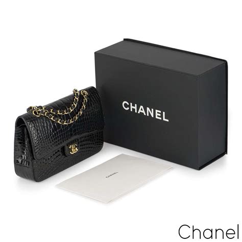 crocodile chanel flap|Chanel handbags flap.